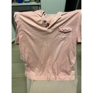 Pink Tommy Bahama Jeans Polo Shirt Size 2XL